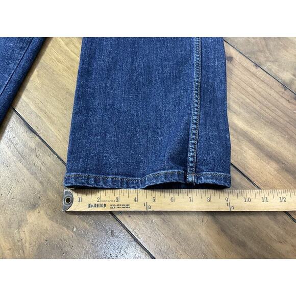 Wrangler Retro Mens Size 38x34 Relaxed Boot Dark Wash Denim Jeans - Picture 8 of 9